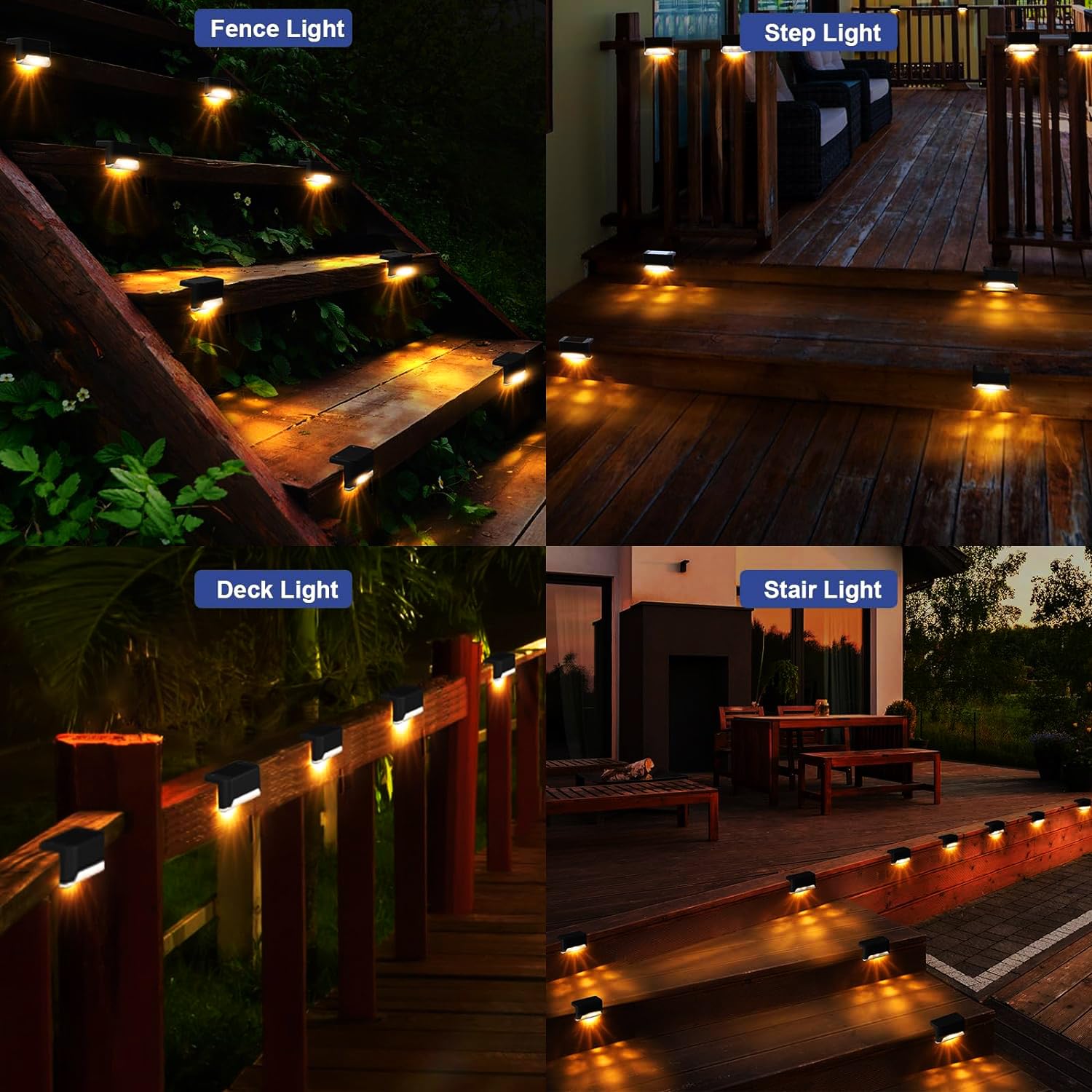 Outdoor Solar Lights - Waterproof Deck & Garden -9