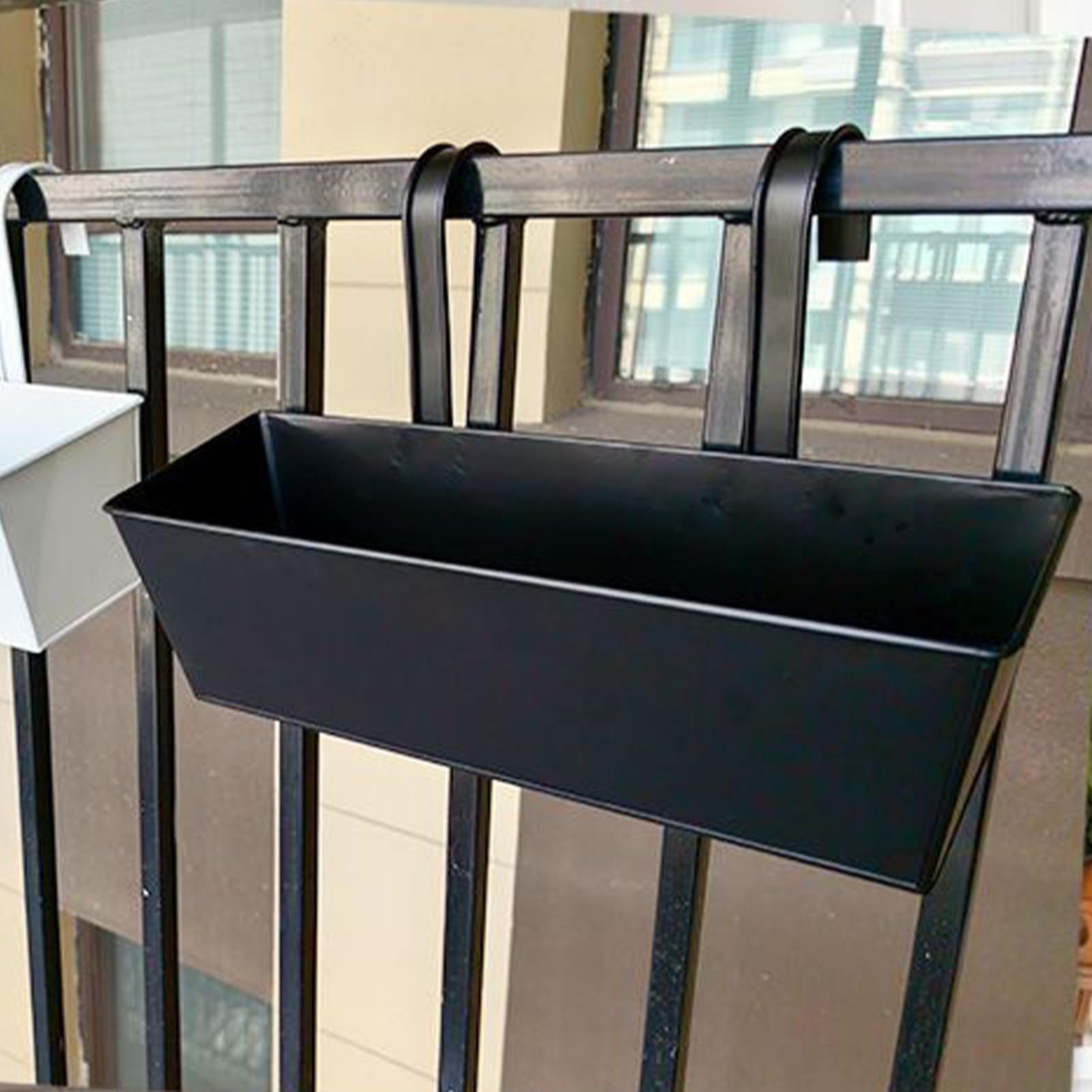 Skrzynki do sadzenia balustrad tarasowych, Skrzynki do sadzenia balustrad | Poręcze pokładowe Wiadra ogrodzeniowe na ścianę, patio, ogrodnictwo w