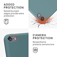 Vista 3 de kwmobile Funda de silicona TPU compatible con Apple iPod Touch 6G / 7G (6ª y 7ª generación) - Funda protectora suave y flexible - Arctic Night