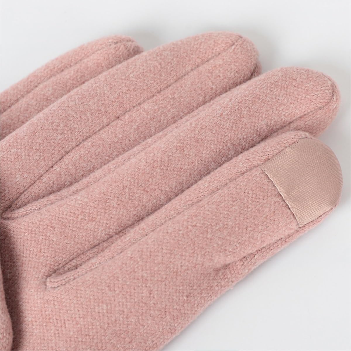 Guantes CáLidos Guantes Cálidos con Pantalla Táctil De Invierno For Mujer, Guantes Cálidos Gruesos con Forro Polar De Doble Cara Guantes TéRmicos(Bruin)