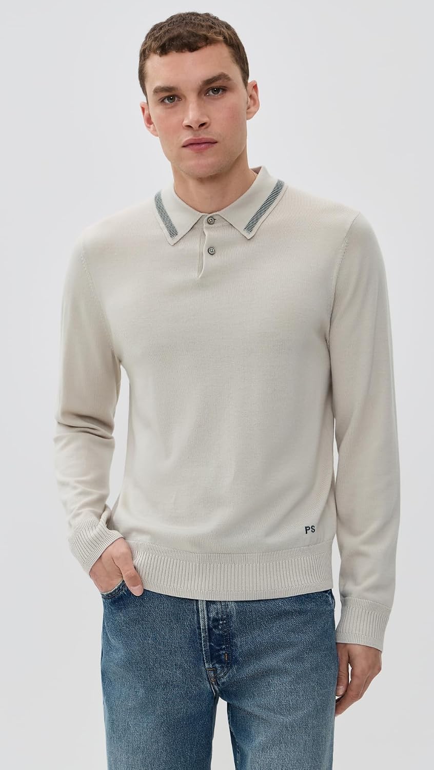 Paul Smith Men's Mens Sweater Ls Polo