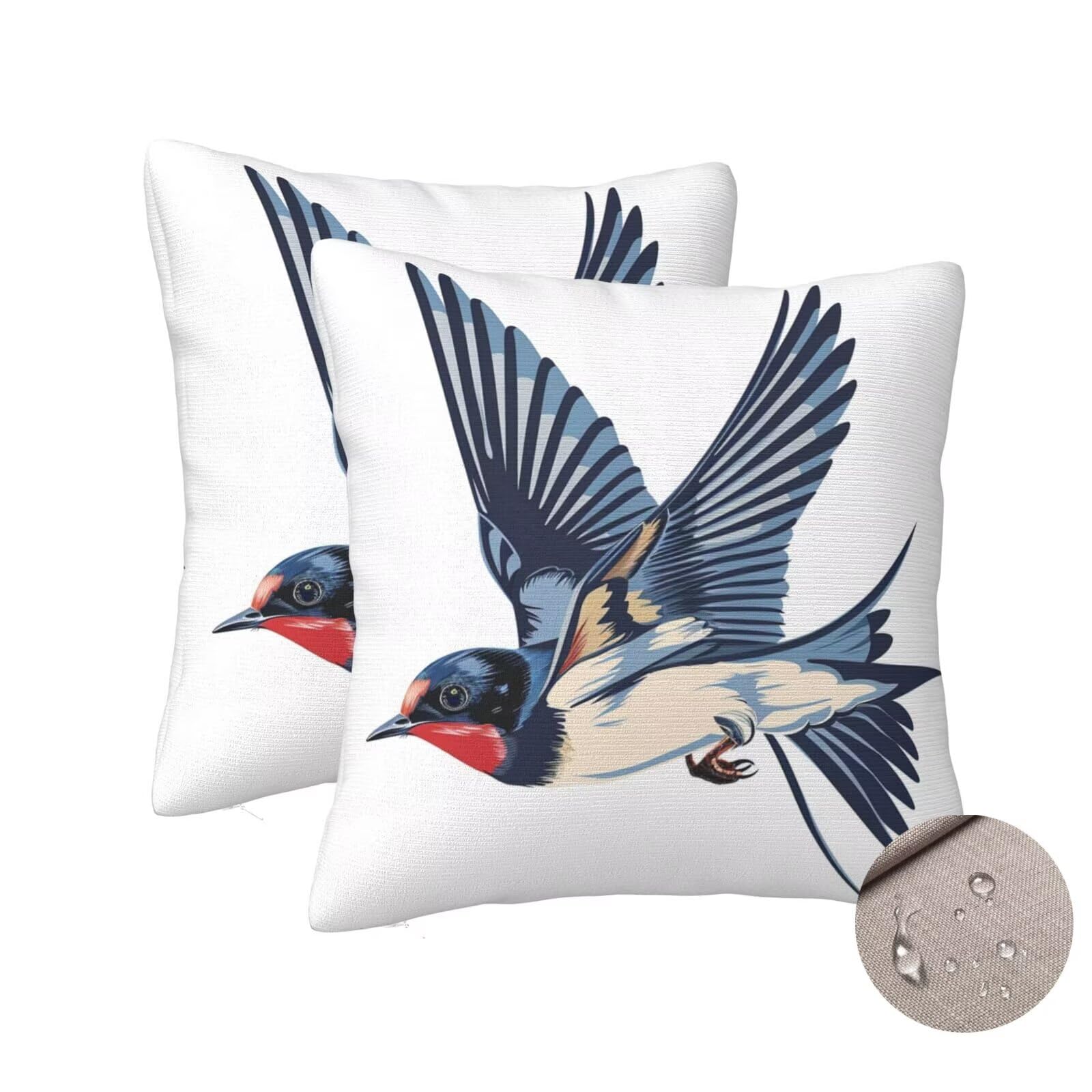 Housses de coussin extérieur imperméable 50x50 cm, le cadeau déco patio parfait