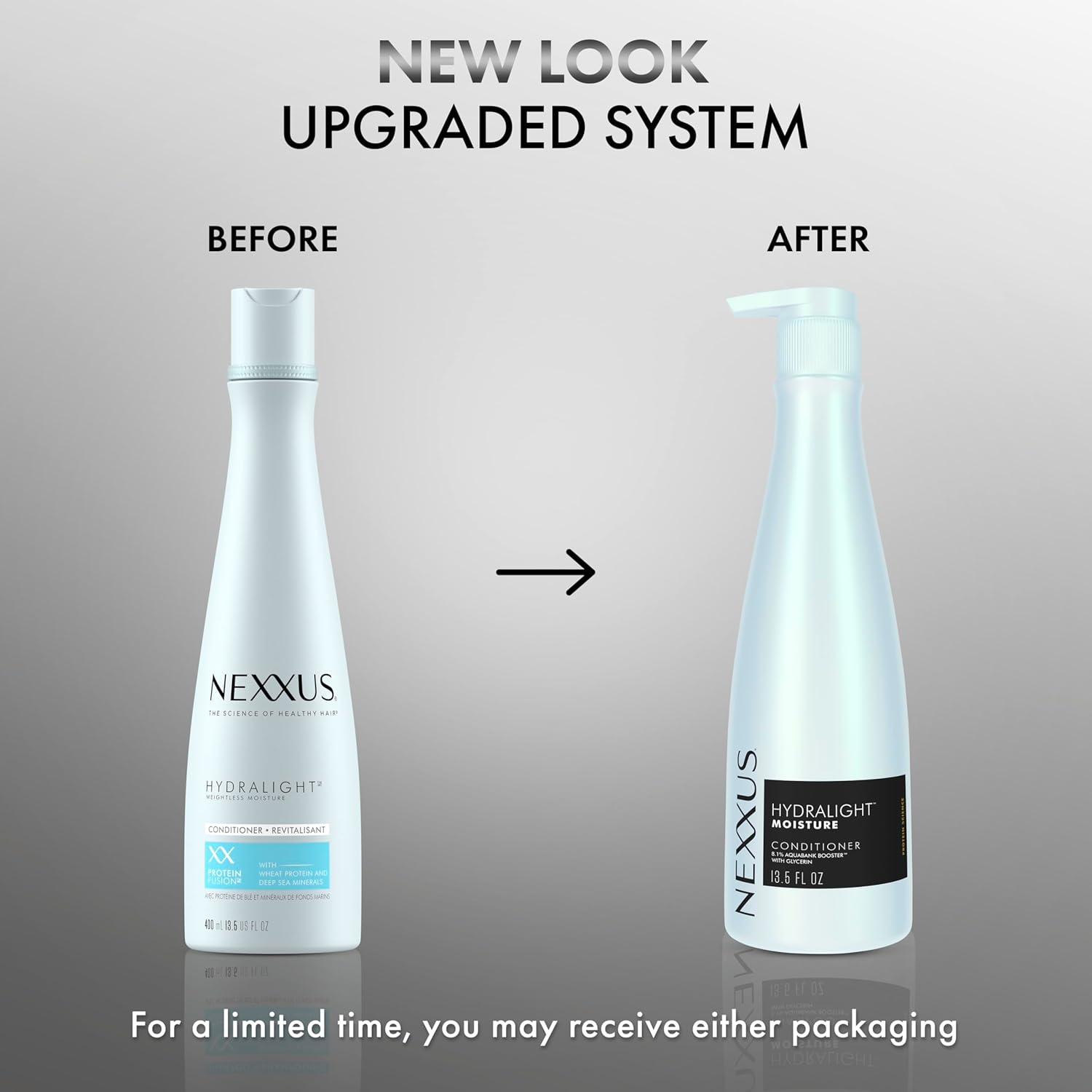 Nexxus Hydra-Light Conditioner, Moisturizing Conditioner, Dry Hair Conditioner, Silicone Free 13.5 oz - Image 3