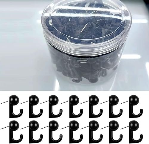 Miniatura 3 de 100 ganchos de alfiler, cabezales de plástico, ganchos de tablero de corcho, tachuelas decorativas para pared de fotos, tablón de anuncios, pared