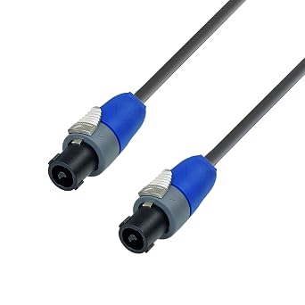 Adam Hall Cables 5 Star S225 SS 1500 Speaker Cable 2 x 2.5 mm2 Neutrik Speakon 2-Pin to Speakon 2-Pin 15 m
