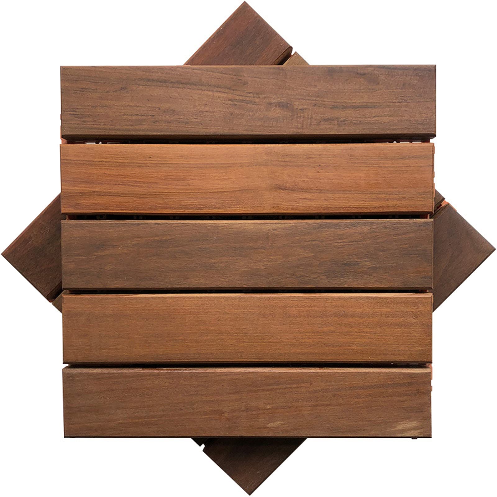 Carreaux de revêtement de sol en plastique bois FHB au design droit haut de gamme
