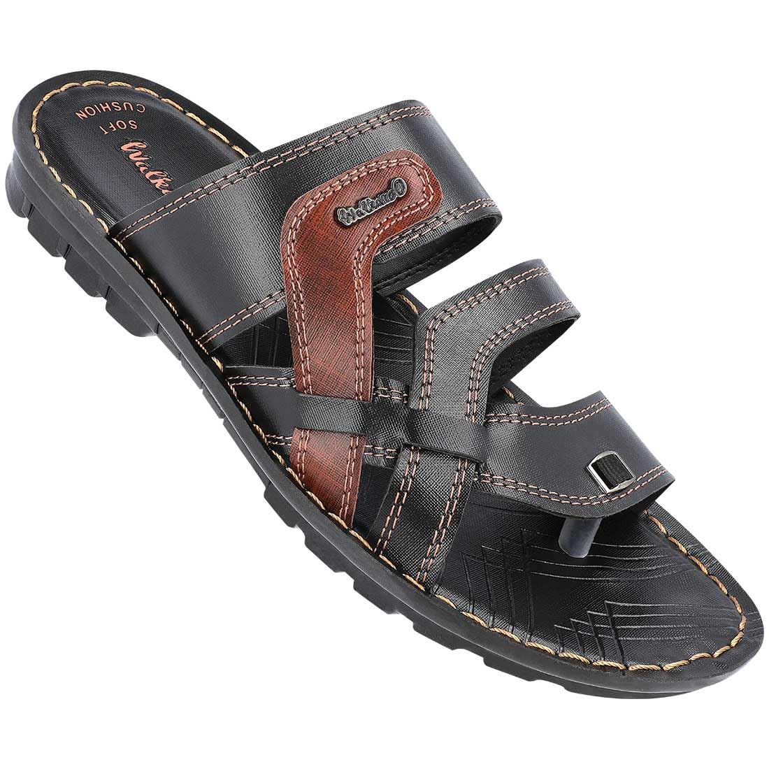 WALKAROO WG5337 Mens Casual Wear and Regular use Sandals - Black (B0CNLX2K86) Amazon Price History, Amazon Price Tracker