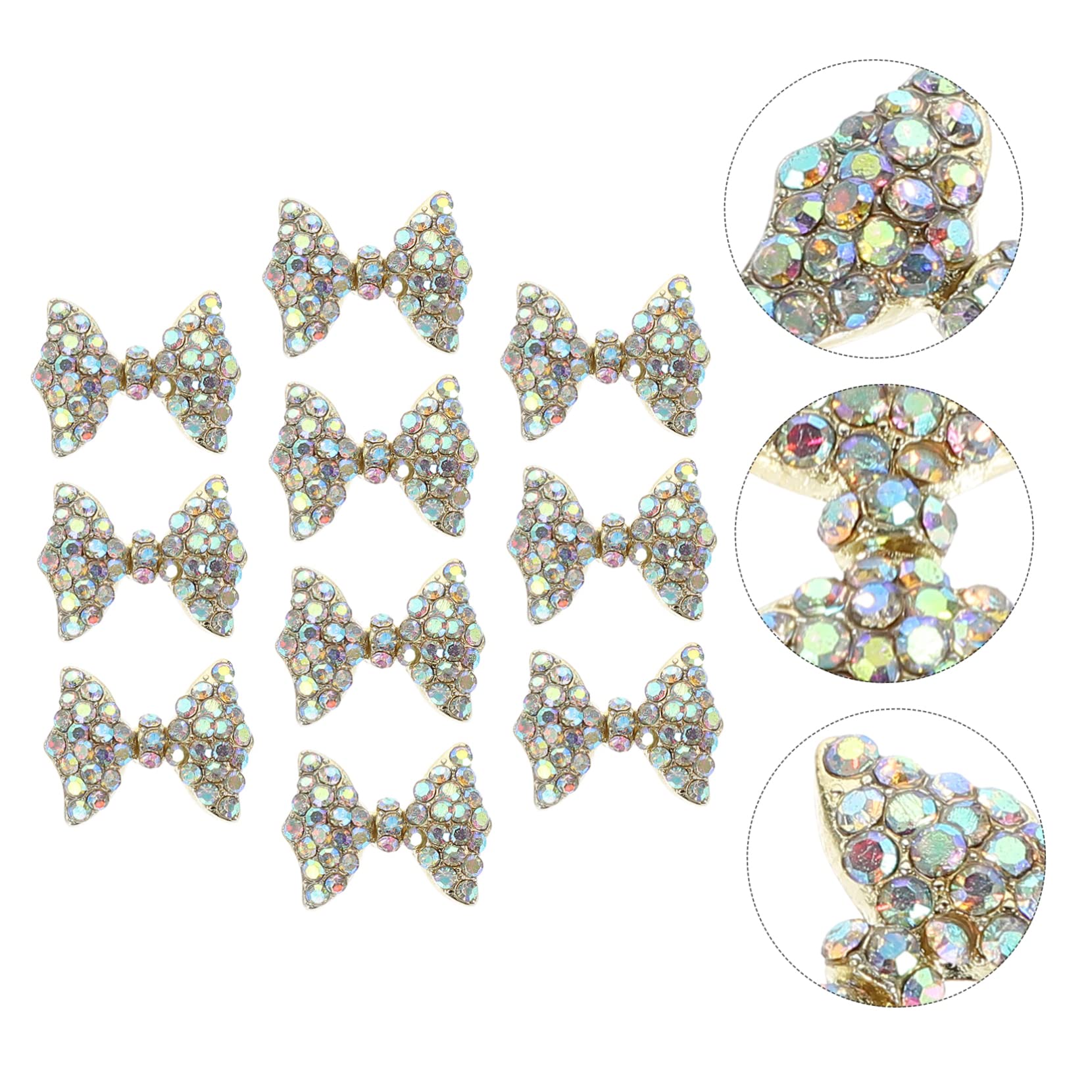 5 Ensembles Accessoires De Nail Art Décorations Outils Pour Ongles Naturels Et Artificiels Fournitures De Diy 10 Pièces * 5