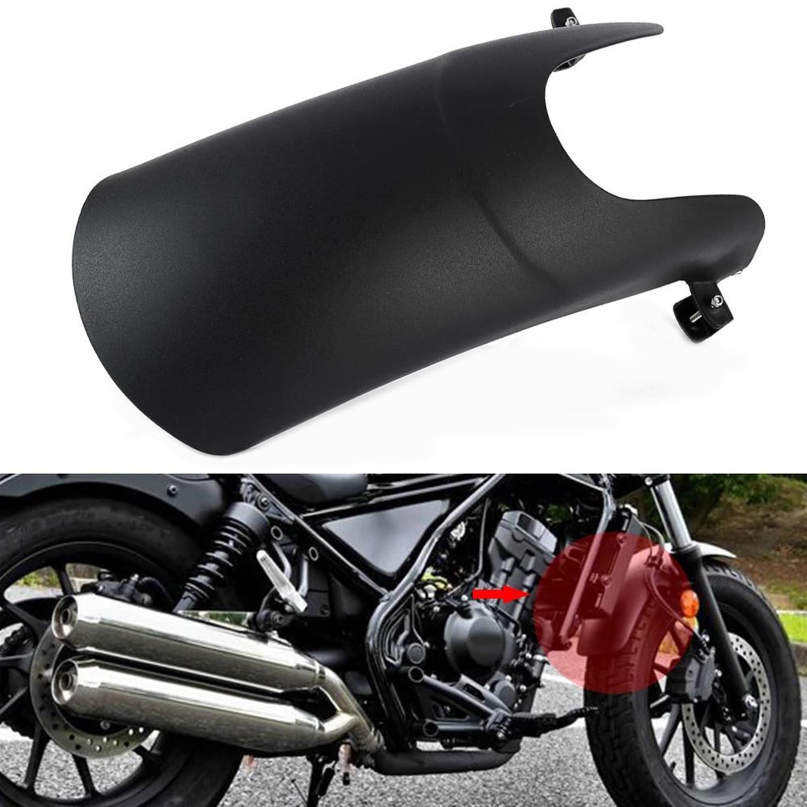 Moto Parafango Ruota Anteriore Estensione Splash Guard Per CM500 CM 500 2017 2018 2019 2020 2021 2022