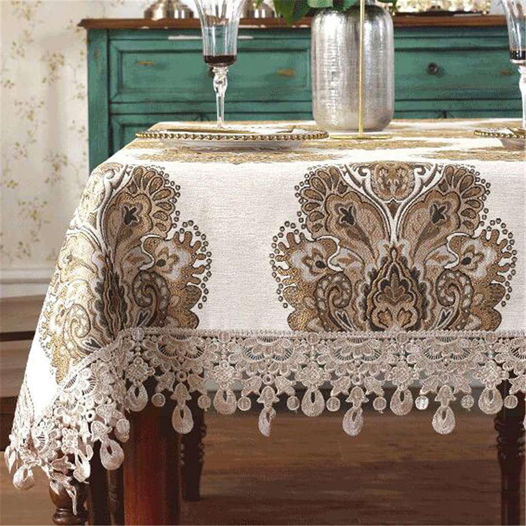 Nappe chenille épaisse tissu lourd 120x120 protection meuble