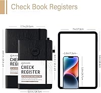 Vista 6 de Registros de cheques para chequera personal, registro Blugool de cheques con registros de cheques y transacciones, libro de registro de contabilidad