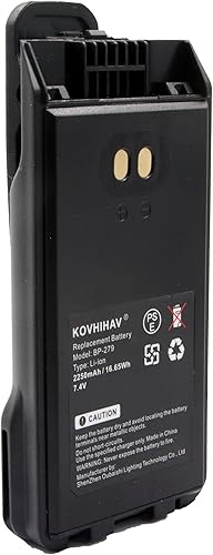 Miniatura 4 de CS BATTERY Paquete de 6 baterías de repuesto para Icom BP-279 BP-280 BP-280LI F1000 F1000D F1000S F1000T F2000 Series, 2250mAhLi-ion