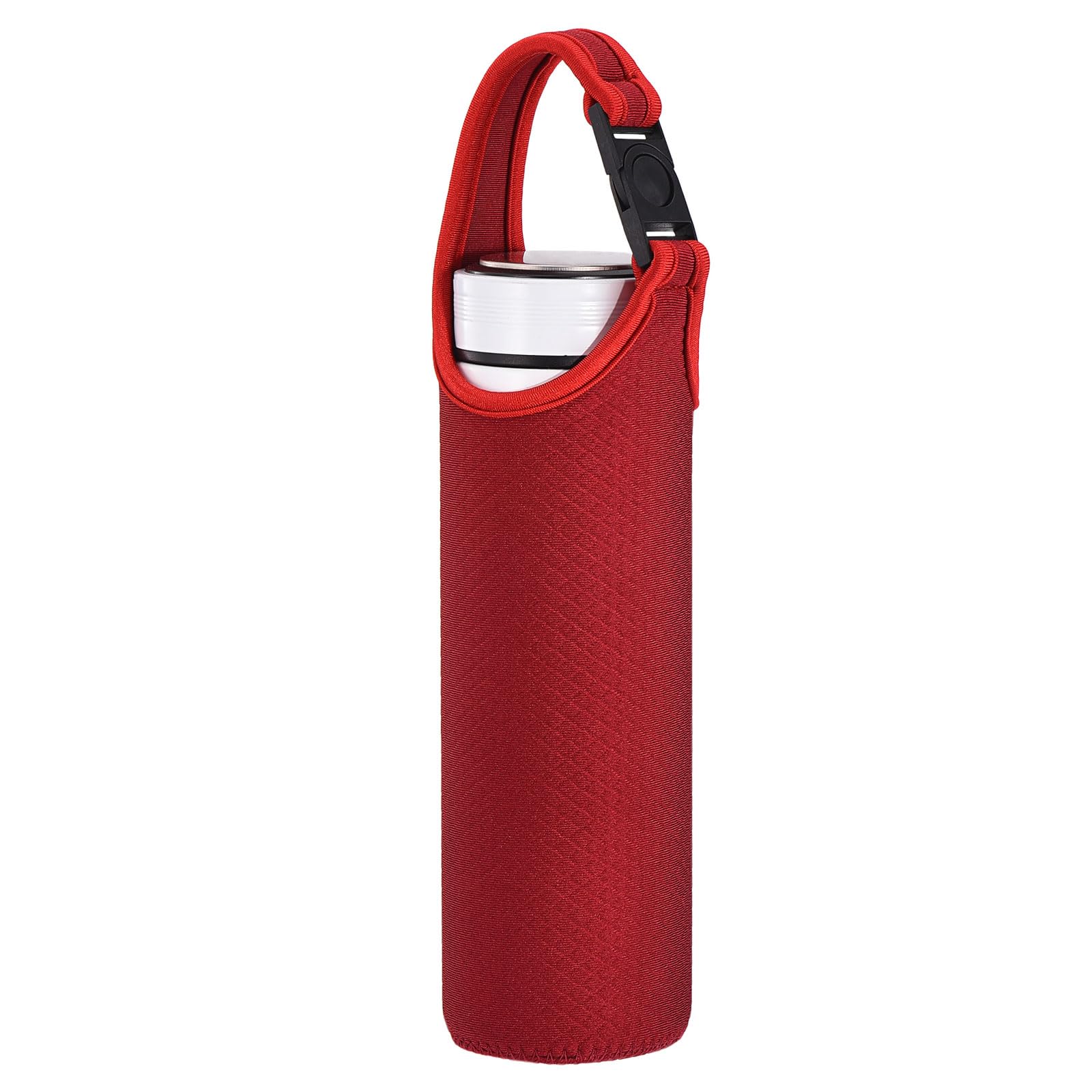 YELARXI Tumbler Carrier Holder, Insulated Water Bottle Sleeve Carrier Bag for 18.6oz Tumbler with Carrying Handle, Suit 2.5-3" Bottle & Red - Fitting For(Hiking/Camping/Sport/Gym) โ image 1