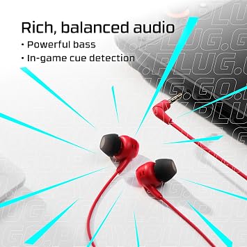 HyperX Cloud Earbuds III, Wired Gaming Earbuds, Multi-Platform, Handheld, Console Controller, 4-Size Ear Tip Design, 14 mm Driver, 3.5 mm, in-Line Controls, Red (2026)