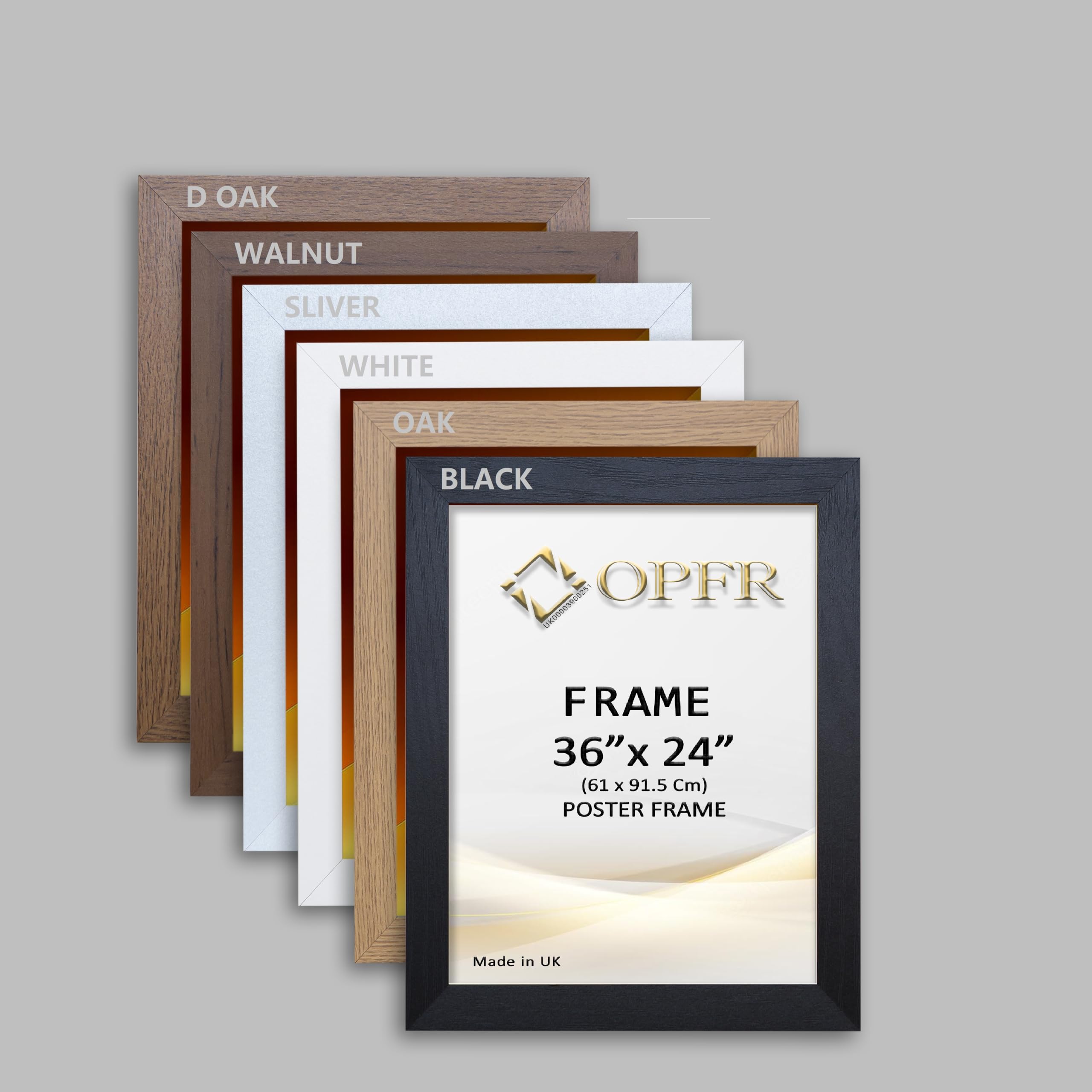 Maxi Poster,Picture,Photo large frame,36x24 Inch (61 x 91.5cm) (Oak)