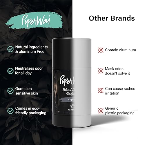 Miniatura 6 de Desodorante natural PiperWai, Paquete de 1 Tarro de crema perfumada,Palo perfumado,Paquete de 2 barras perfumadas,Tarro de crema perfumada, paquete