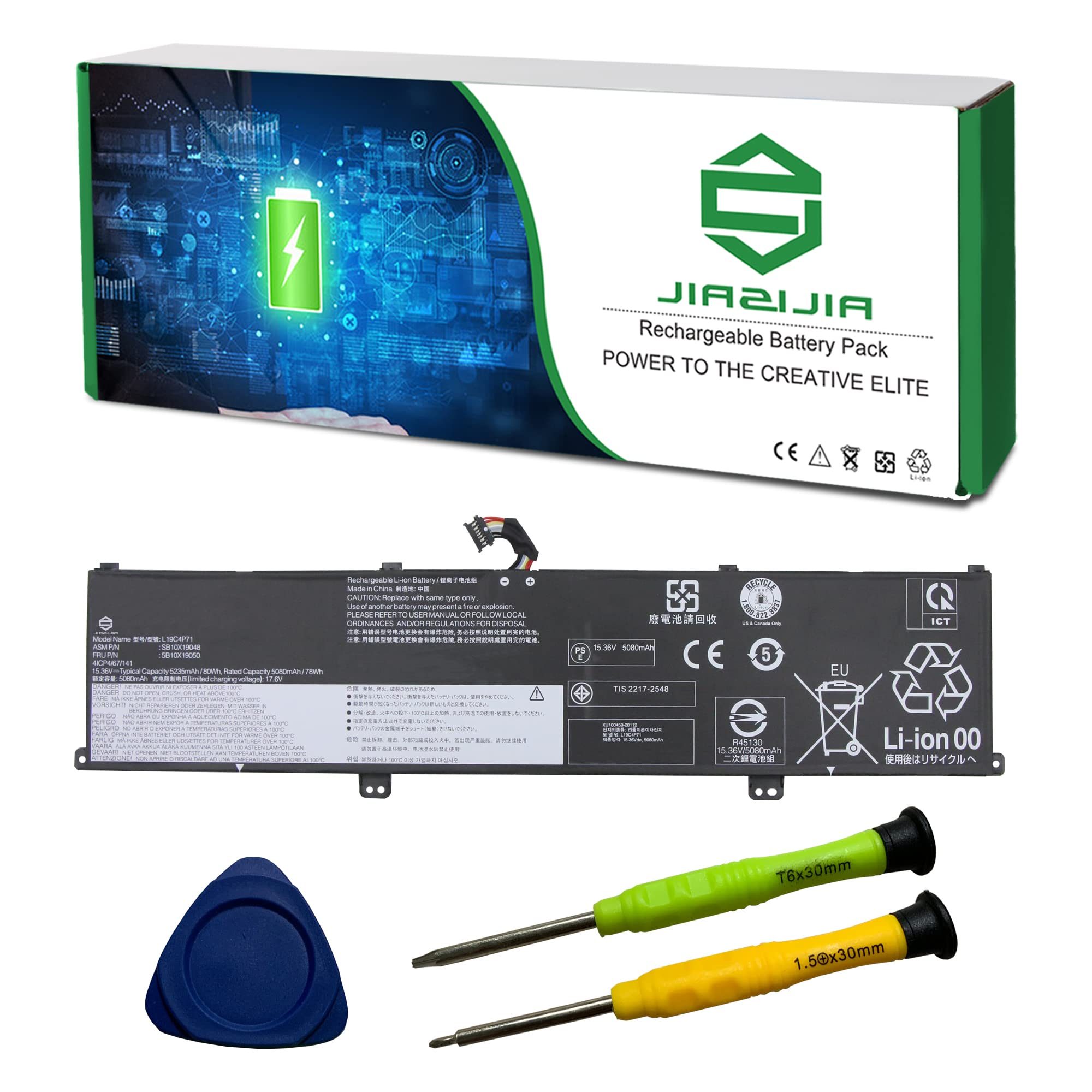 Amazon.com: JIAZIJIA L19C4P71 SB10X19048 5B10X19050 Laptop