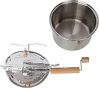 Vista 2 de Maíz para palomitas en estufa Wabash Valley Farms Whirley, Metal, Acero inoxidable