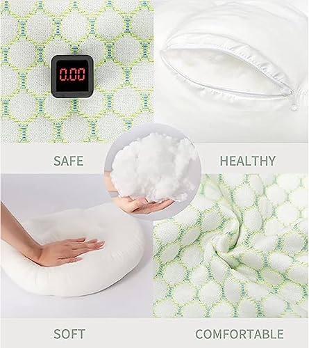 Miniatura 7 de Almohadas de embarazo lateral para mujeres embarazadas, almohada de maternidad con funda de almohada ajustable desmontable, almohada corporal suave