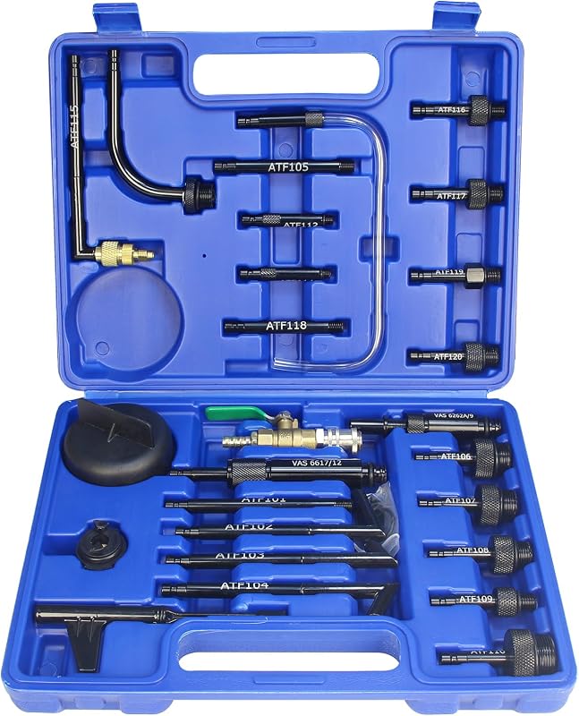 Kit de adaptadores para abastecimento de fluido de transmissão TradeINArt – Conjunto completo com 26 peças