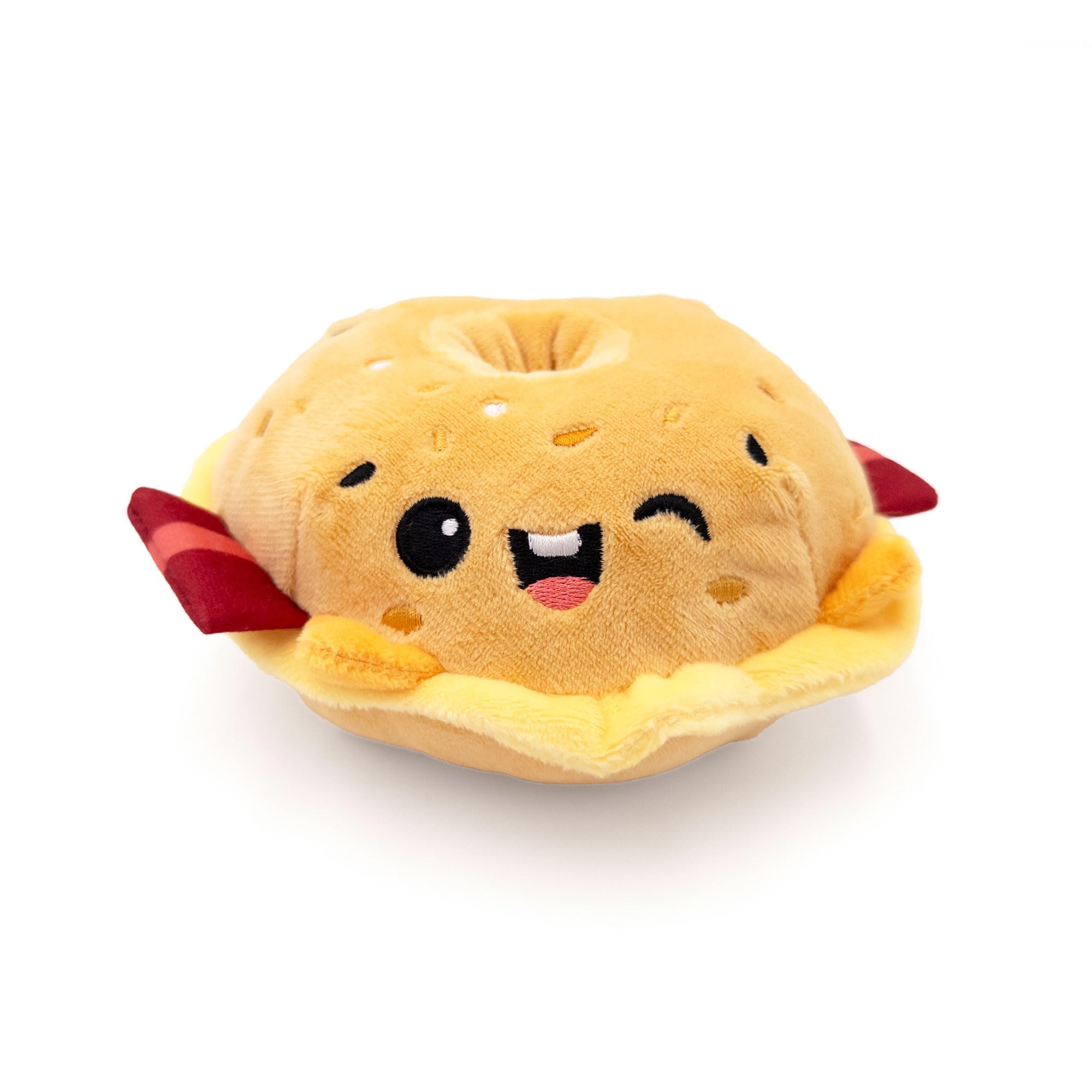 Pals & Co. Yummables - Soft Plushie Kawaii Collectible Gift Plush - Breakfast Bagel