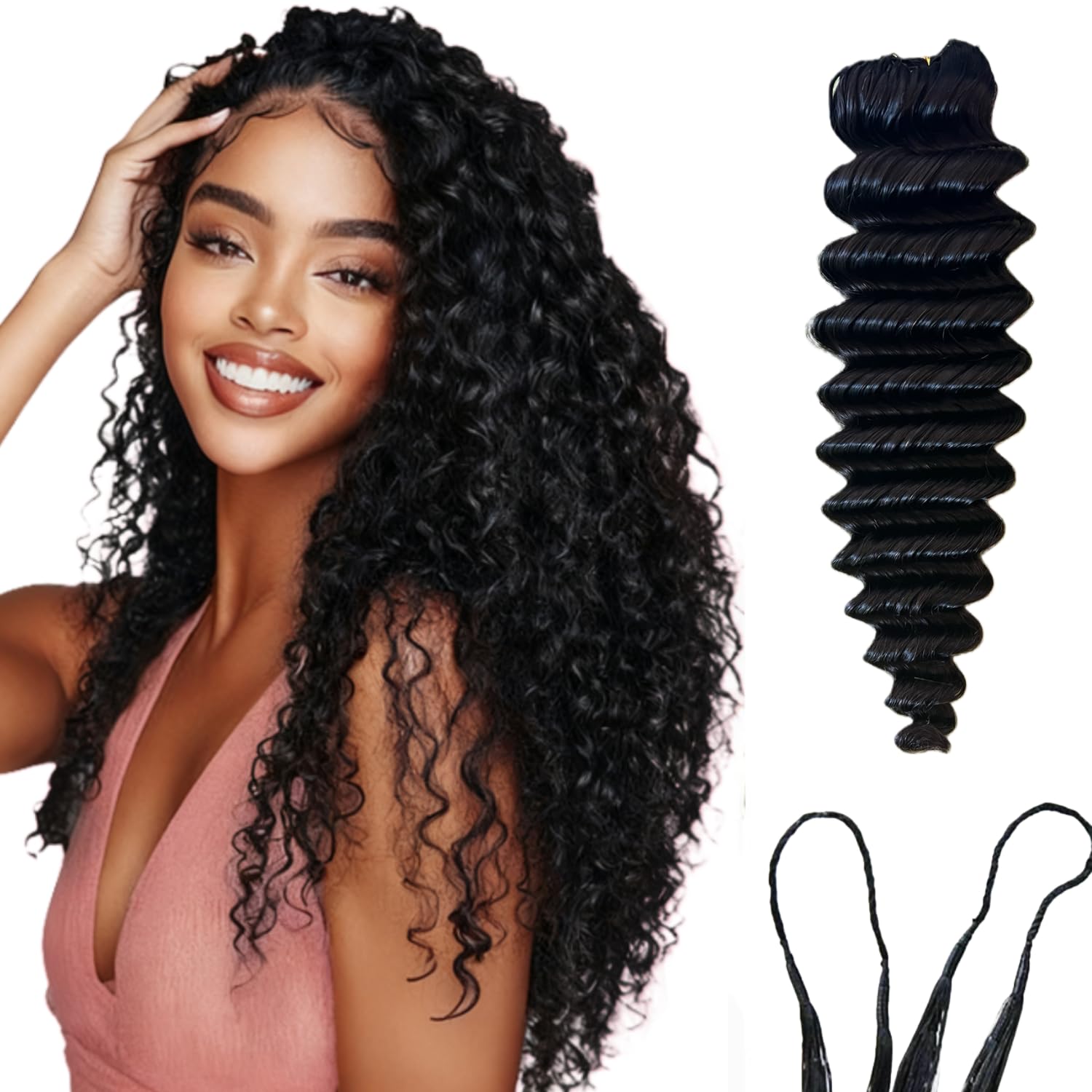 Amazon.com : Limited Beauty Deep Wave Crochet Human Hair 