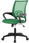 PayLessHere Home Office Chair Adjustable Ergonomic Cheap Computer Chair Lumbar Support Armrest Executive with 360 Degree Swivel Chair for Men Women Adults (Black)