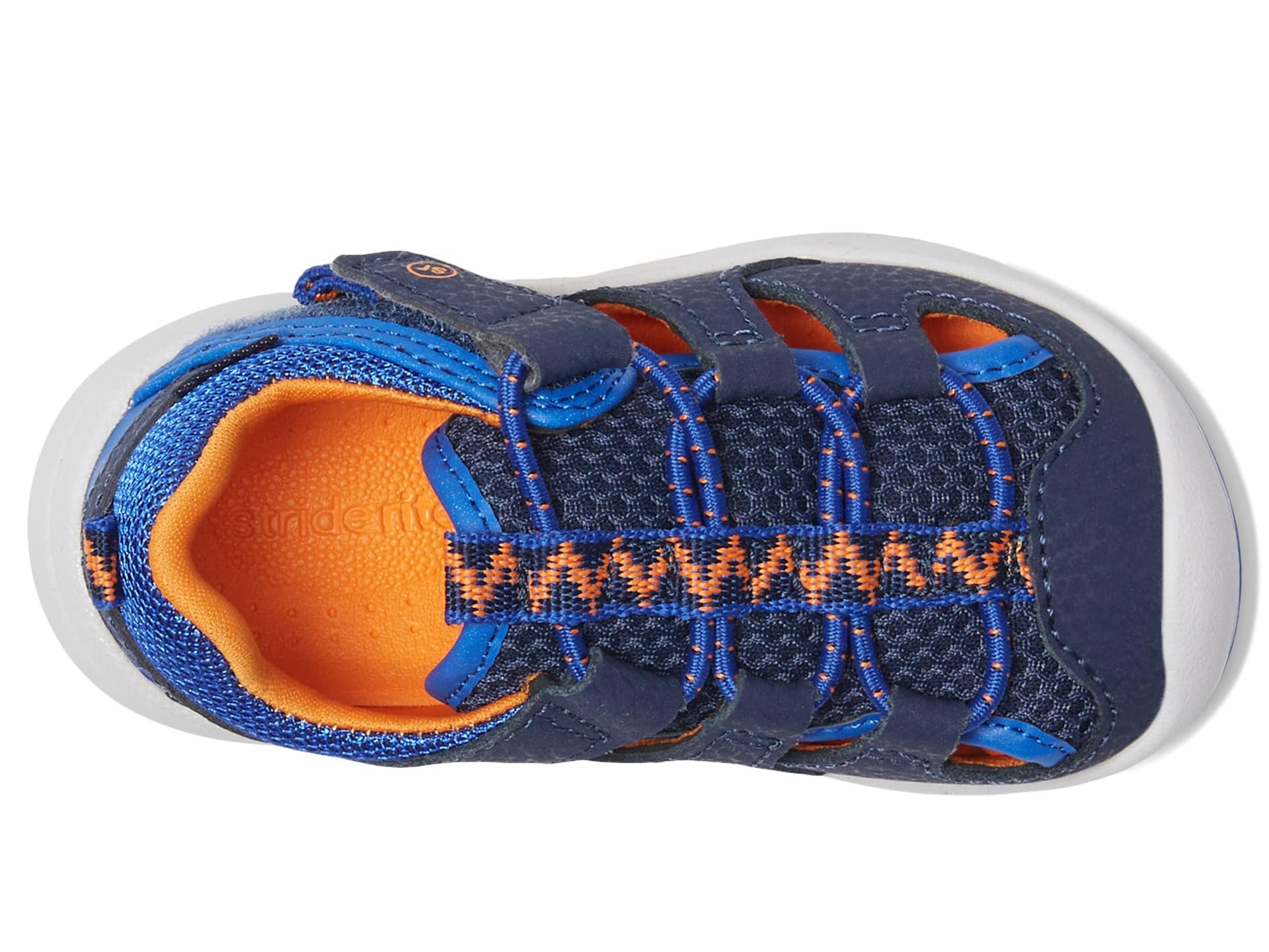 Stride Rite SRT Wade 2.0 Sneaker, Navy Multi, 9.5 Wide US Unisex Little_Kid