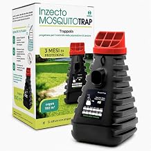 Mosquito Trap | 1 Piece Outdoor Mosquito Trap Effective 3 Months – Larvicide and Adulticide with Slow Release Technology – 100 m² Coverage – Organic Bait Included – Anti-Mosquito Product