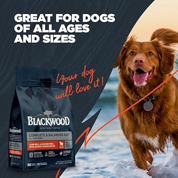 Blackwood Complete Premium Dry Dog Food, Lamb Meal & Brown Rice, 24 lb