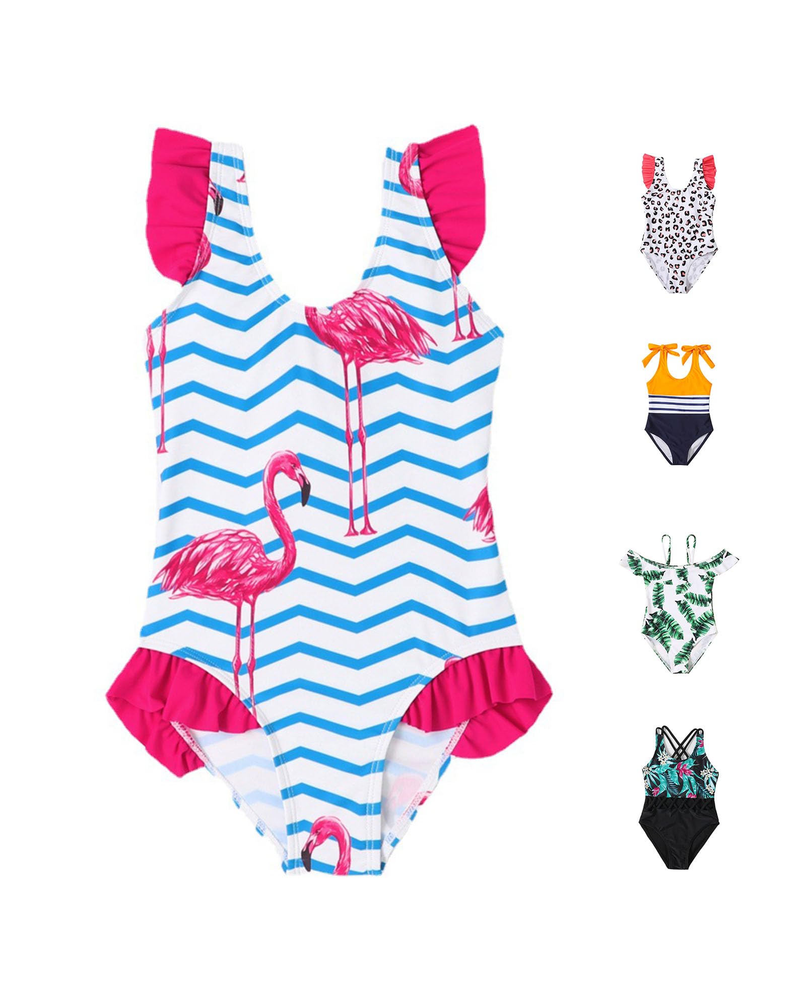 PAEHUIMT Bañador Niña 4-12 Años, Bikini Niña, bañadores de natación niña, Trajes de baño