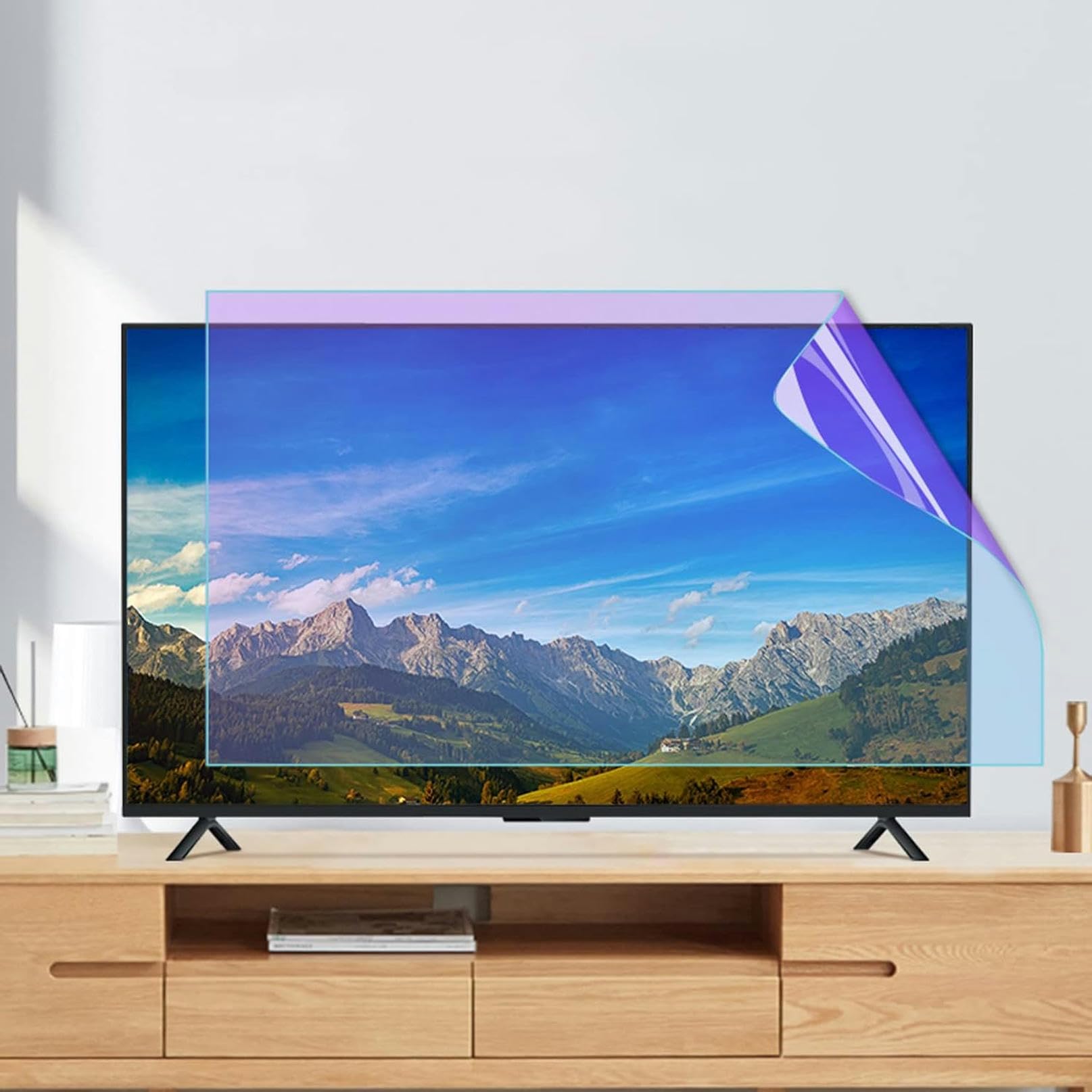 Protecteur d'écran TV pour sécuriser les téléviseurs de 50 à 60 pouces dans le salon familial