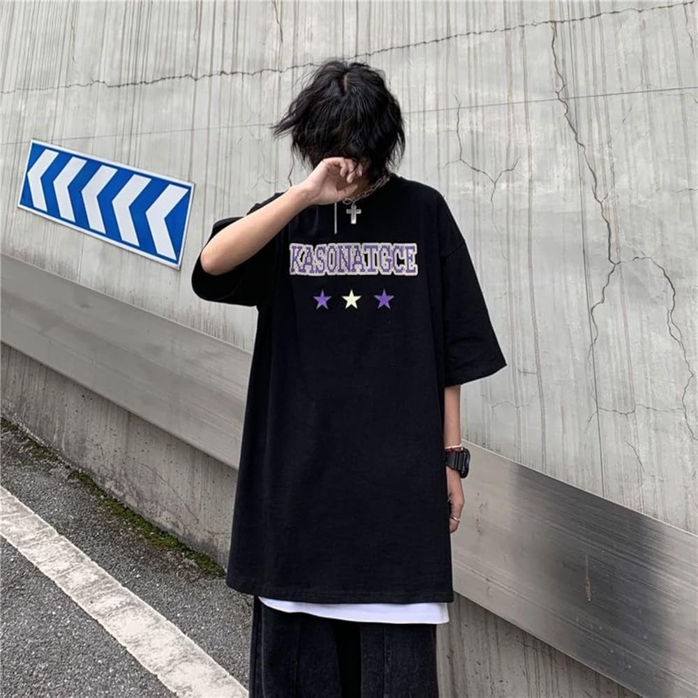 Men Women Y2K Gothic Star T-Shirt Grunge Dark Academia Graphic