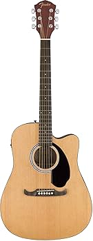 アコースティックギター ドレッドノートタイプ ナチュラル Amazon | Fender FA-125CE ドレッドノート カッタウェイ
