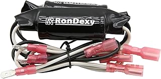 RonDexy RDBB-150 Pair of Bass Blocker/Passive Crossover Protect car Audio 8-12inch Speaker Filters Out 0-150Hz (4 Ohms) White and Black Wire