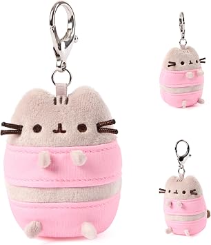 GUND Pusheen Tropical Vacation 3-Inch Surprise Plush (UNbox 1 of 8 Styles) | Blind Bag Mystery Unboxing Inspires Fun Beach Roleplay Adventures; Includes One Random 3.5-Inch Stuffed Keychain Bag Charm