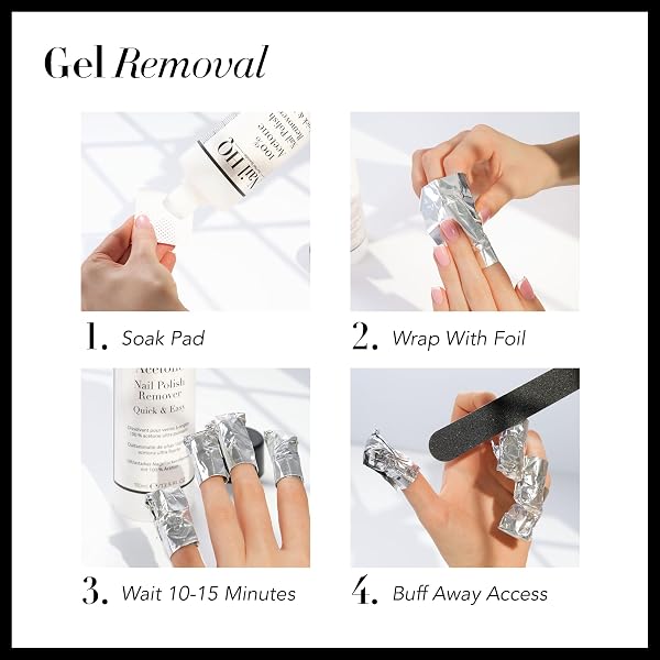 Nail HQ 100% Acetone Nail Polish Remover - 150ml - Express & Easy - 5