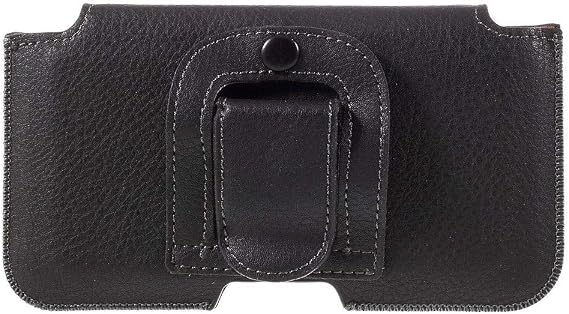 Horizontal Belt Clip Case with Card Holder for Nokia E72 - Black