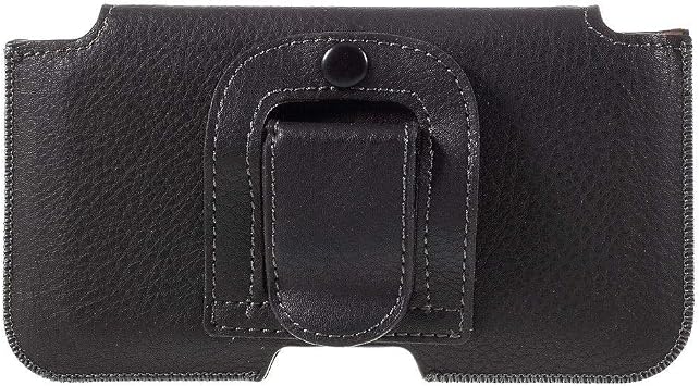 Horizontal Belt Clip Case with Card Holder for Nokia E72 - Black
