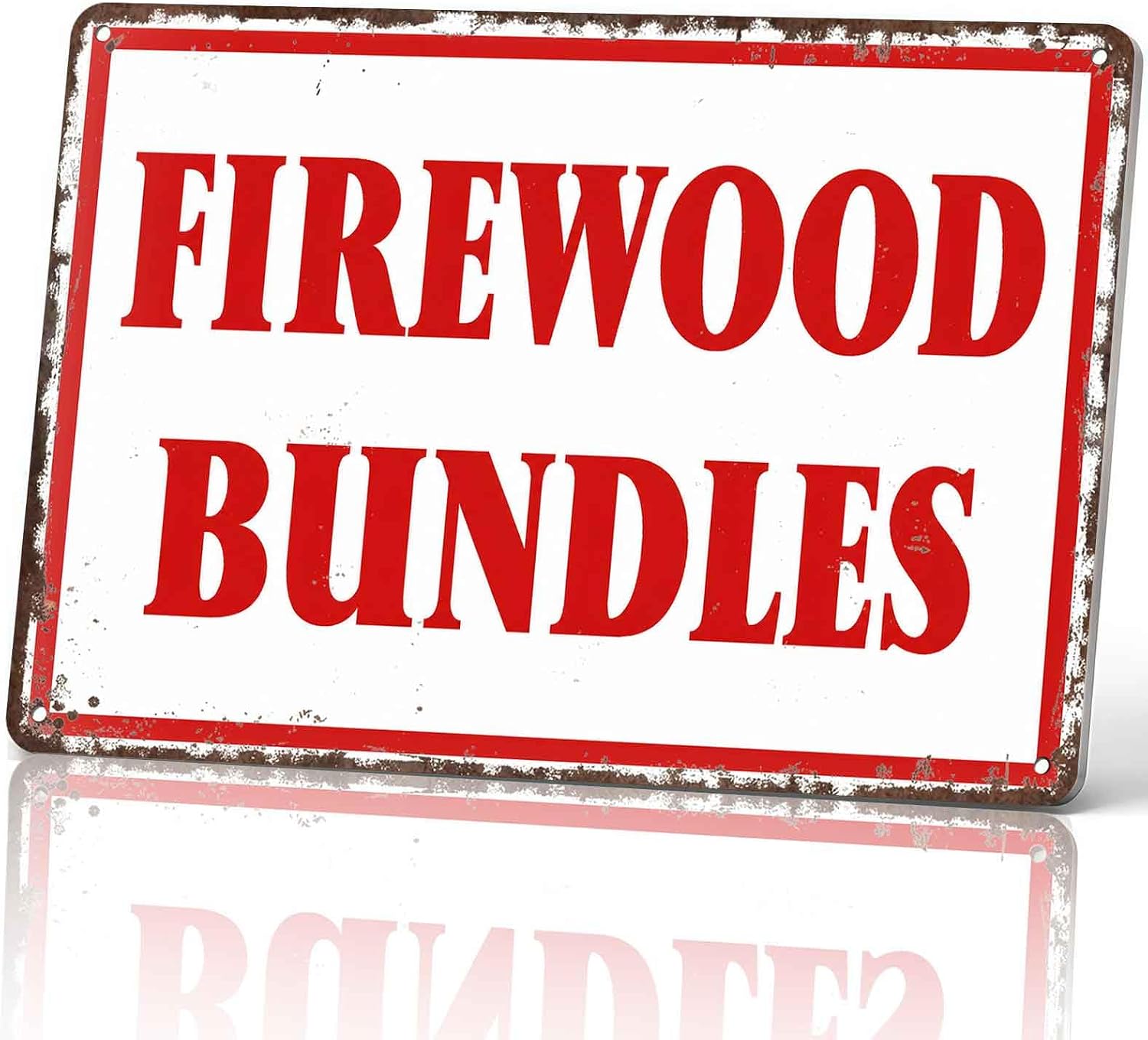 Firewood Bundles Metal Sign 8 x 12 Inch