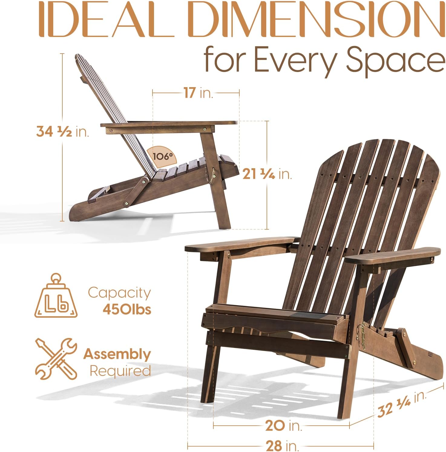 Transform Your Outdoor Space with IDZO Adirondack Chairs - A Double Delight!