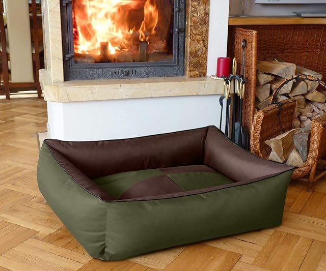 Foto 4 de 7 de BedDog 2en1 colchón para Perro MAX Quattro XL Aprox. 100x85 cm, 8 Colores, Cama, sofá,Cesta para Perro