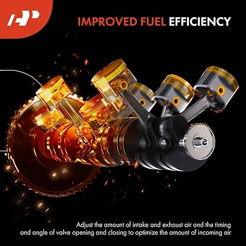 Miniatura 4 de A-Premium 4 piezas de sensor de posición del árbol de levas + 4 piezas de ajuste de árbol de levas kit de solenoide magnético compatible con