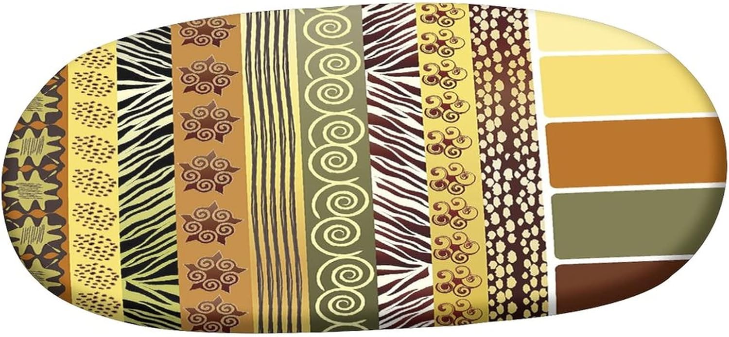 Mantel Impermeable Hearda - 100x140 Cm - Estampado Tribal Africano - Poliéster Lavable