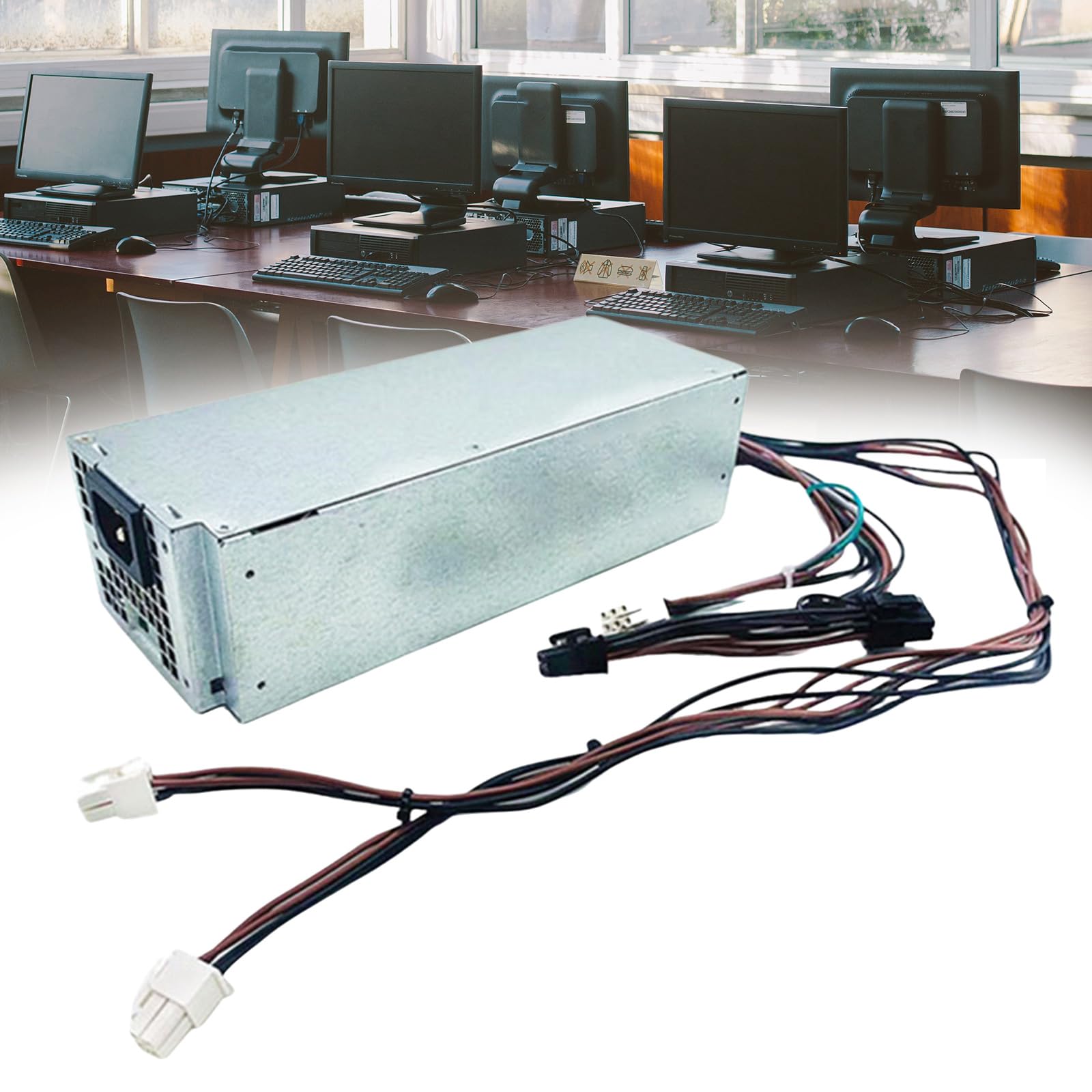 Alimentatore per computer ad alta efficienza energetica da 500 W, funzionamento silenzioso per H500EPM00 D500EPM000 H500EGM00 DPS500EM00 H460EBM00 Sostituzione dell'alimentazione elettrica