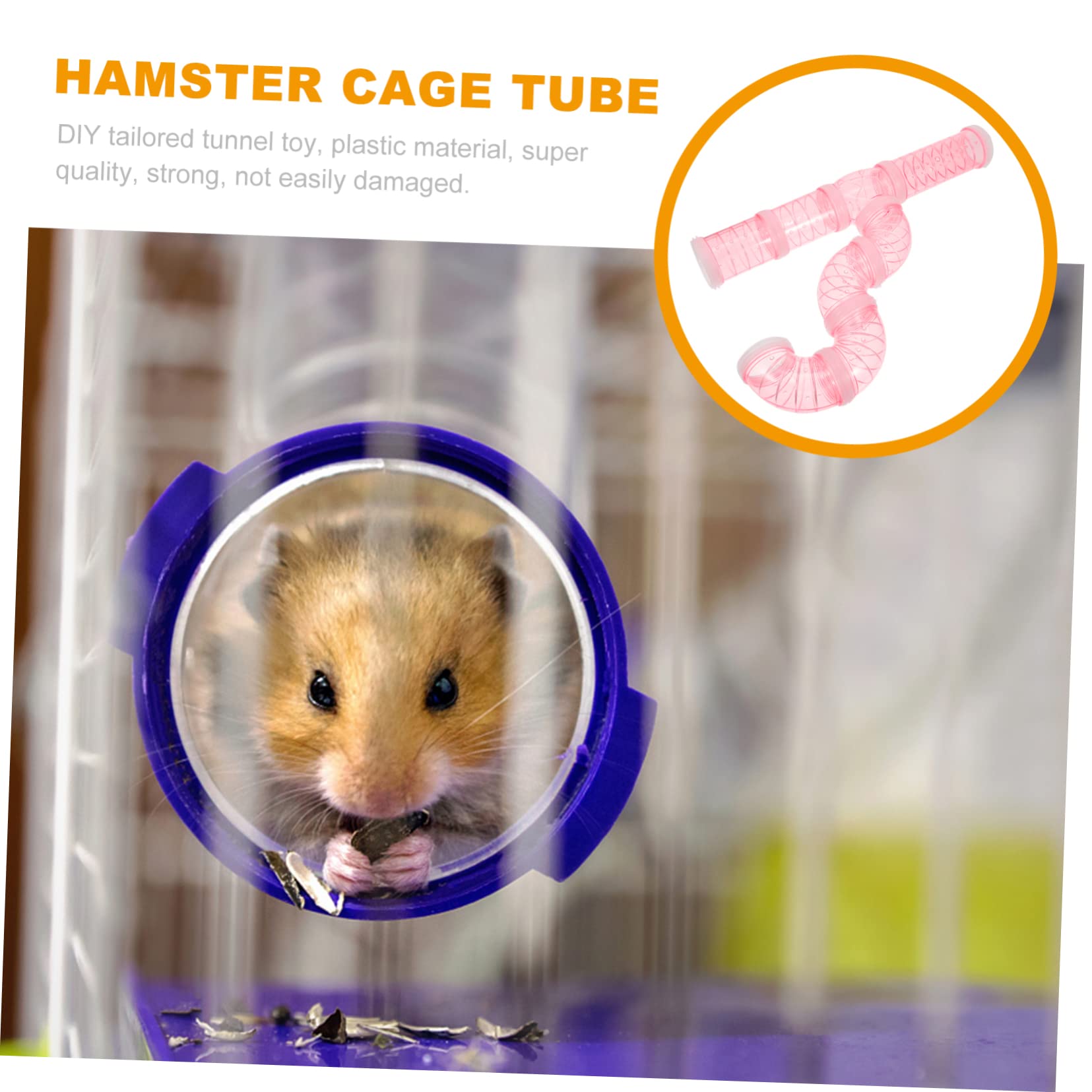 Hamsterkäfigzubehör Kunststoffrohr Selbstgemacht Verbindungsplatte 12 Stück