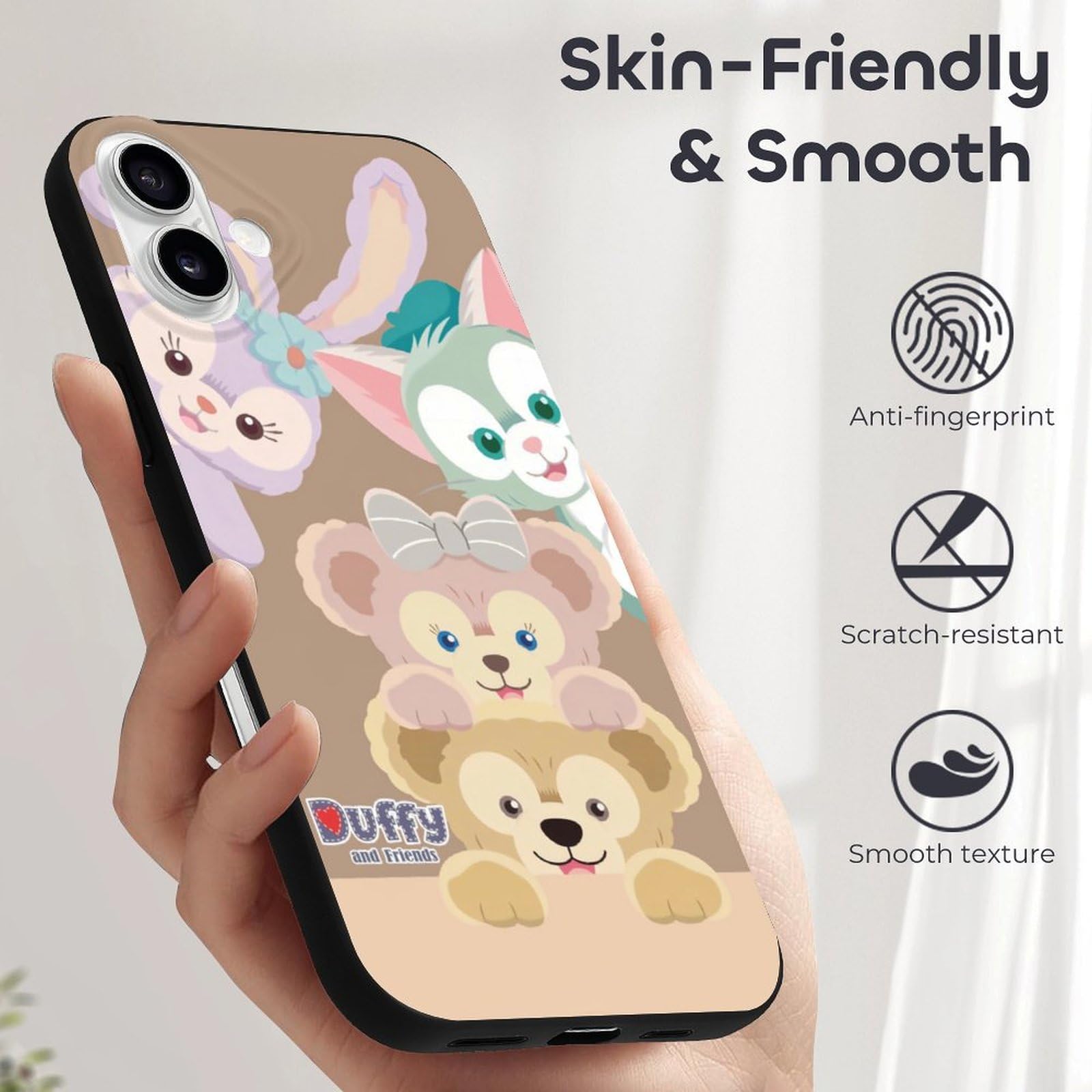 iPhone16Plus 新作　ダッフィー &フレンズ携帯ケース Amazon.co.jp: iPhone 16 Plus ケース ダッフィーフレンズ アイフォン