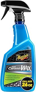 Meguiar's Hybrid Ceramic Wax, Easy-to-Use Spray Wax for Car Detailing with the Superior Protective Power of Advanced SiO2 Hybrid Barrier Technology, 26 Oz Spray Bottle