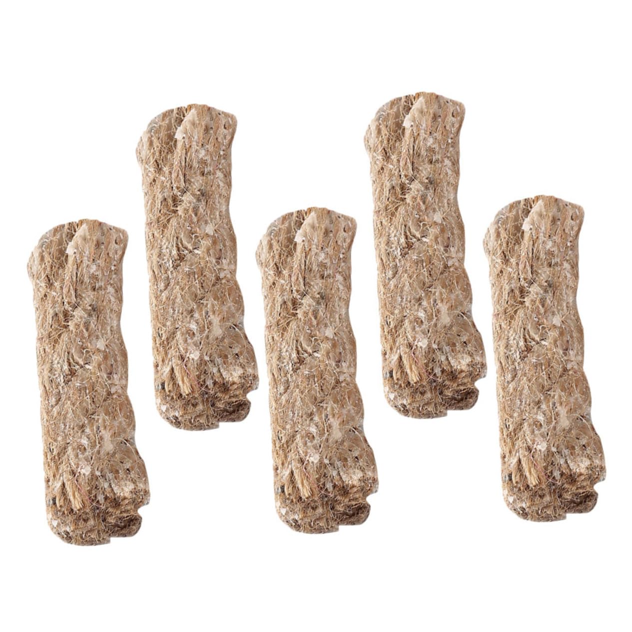 BESPORTBLE 2sets Jute Ropes Outdoor Fire Starters Survival Wick Jute Cord Hiking Camping Essential 5pcs*2