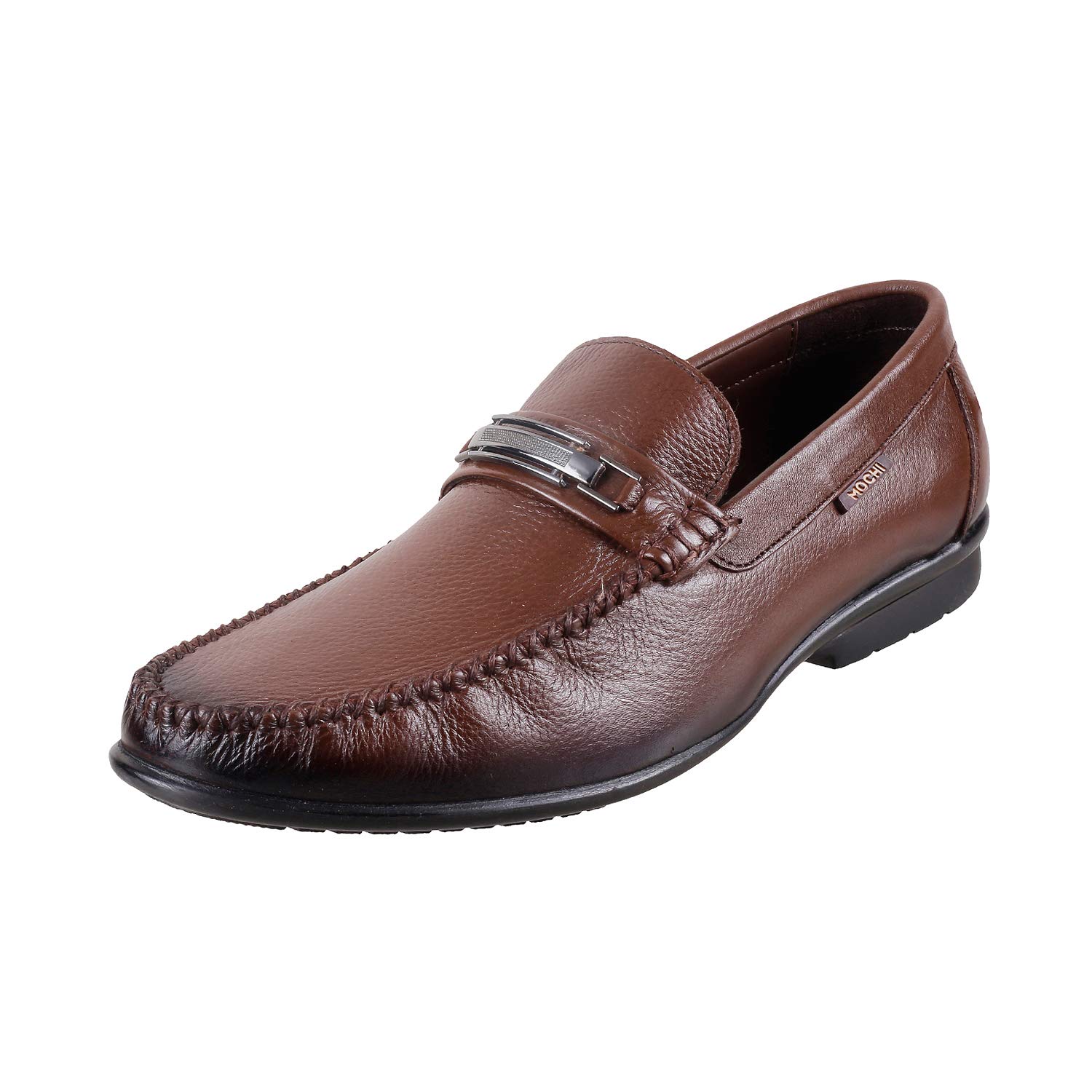 Mochi Men Black Leather Moccasins-7 UK (41 EU) (19-5674) (B07P793HCS) Amazon Price History, Amazon Price Tracker